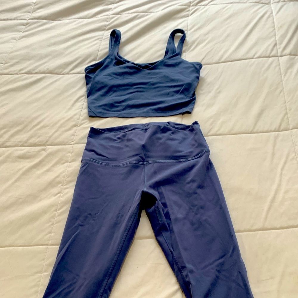 Lululemon align tank and leggings both 8